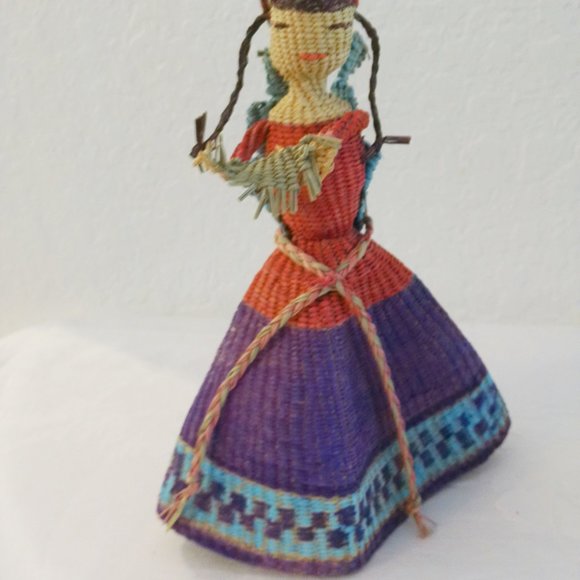 Vintage Colombian Angel Ornaments, Set of 4 - Picture 2 of 9